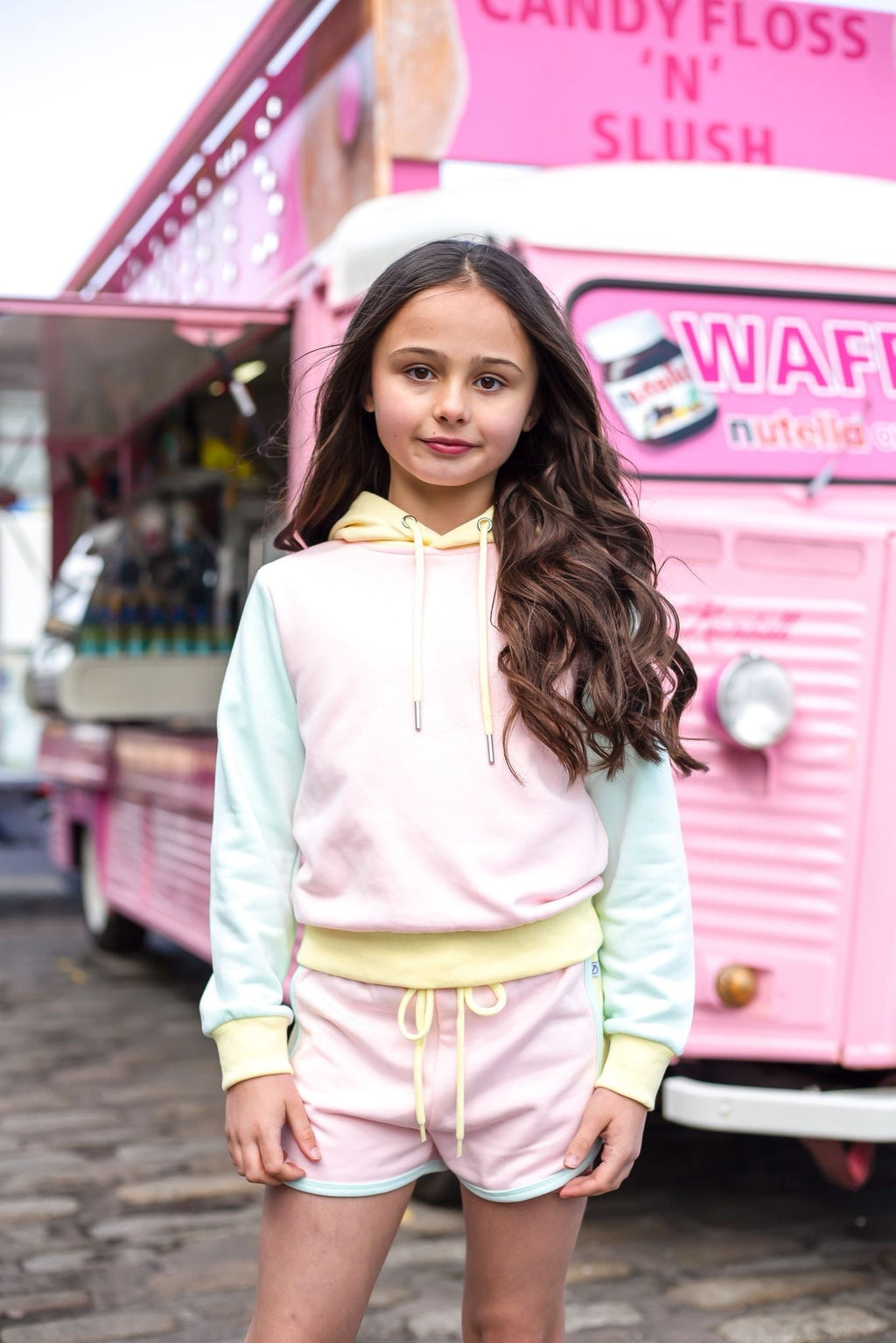 D by Dolly Peach Long Hoodie