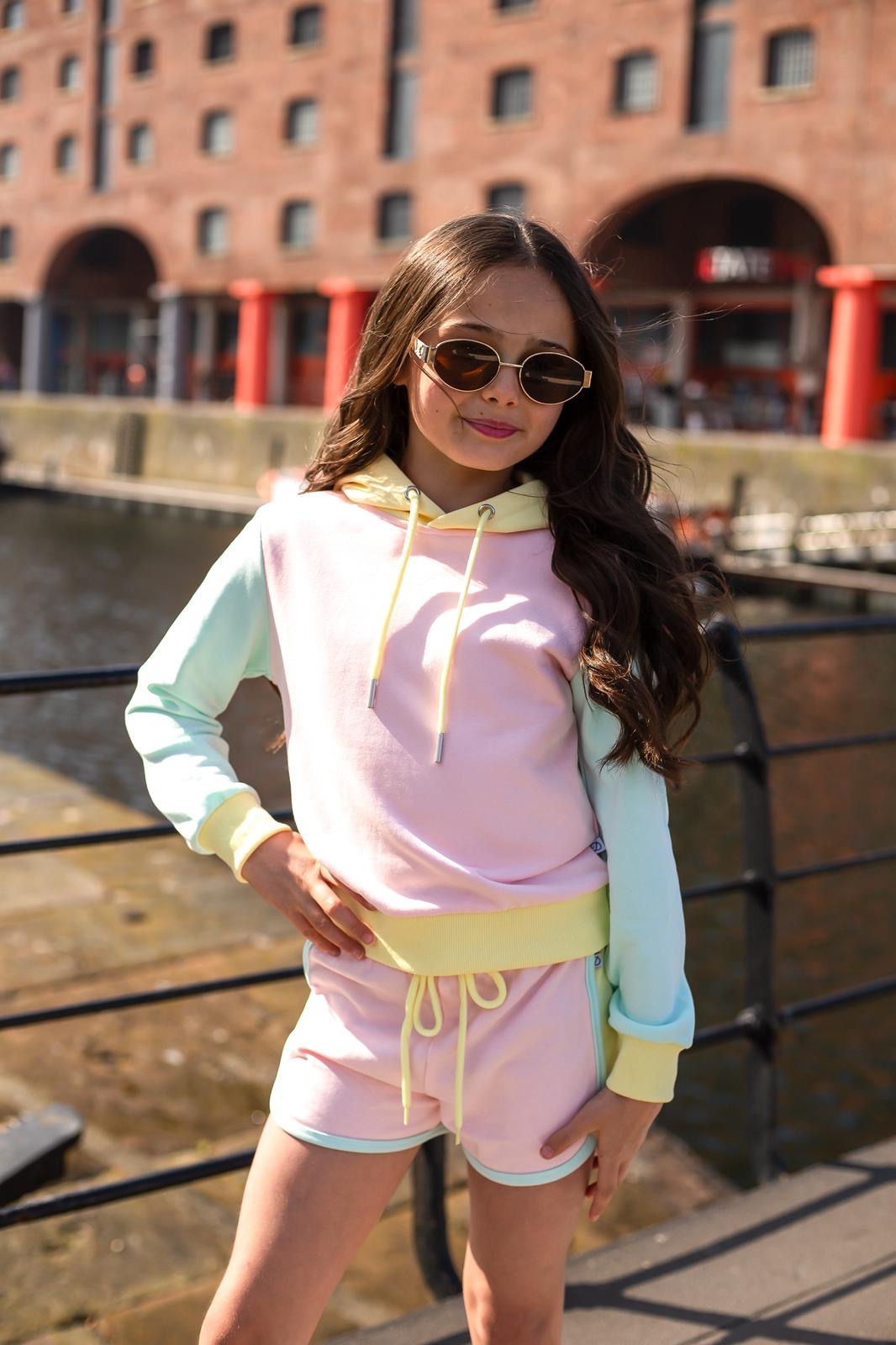 D by Dolly Peach Long Hoodie