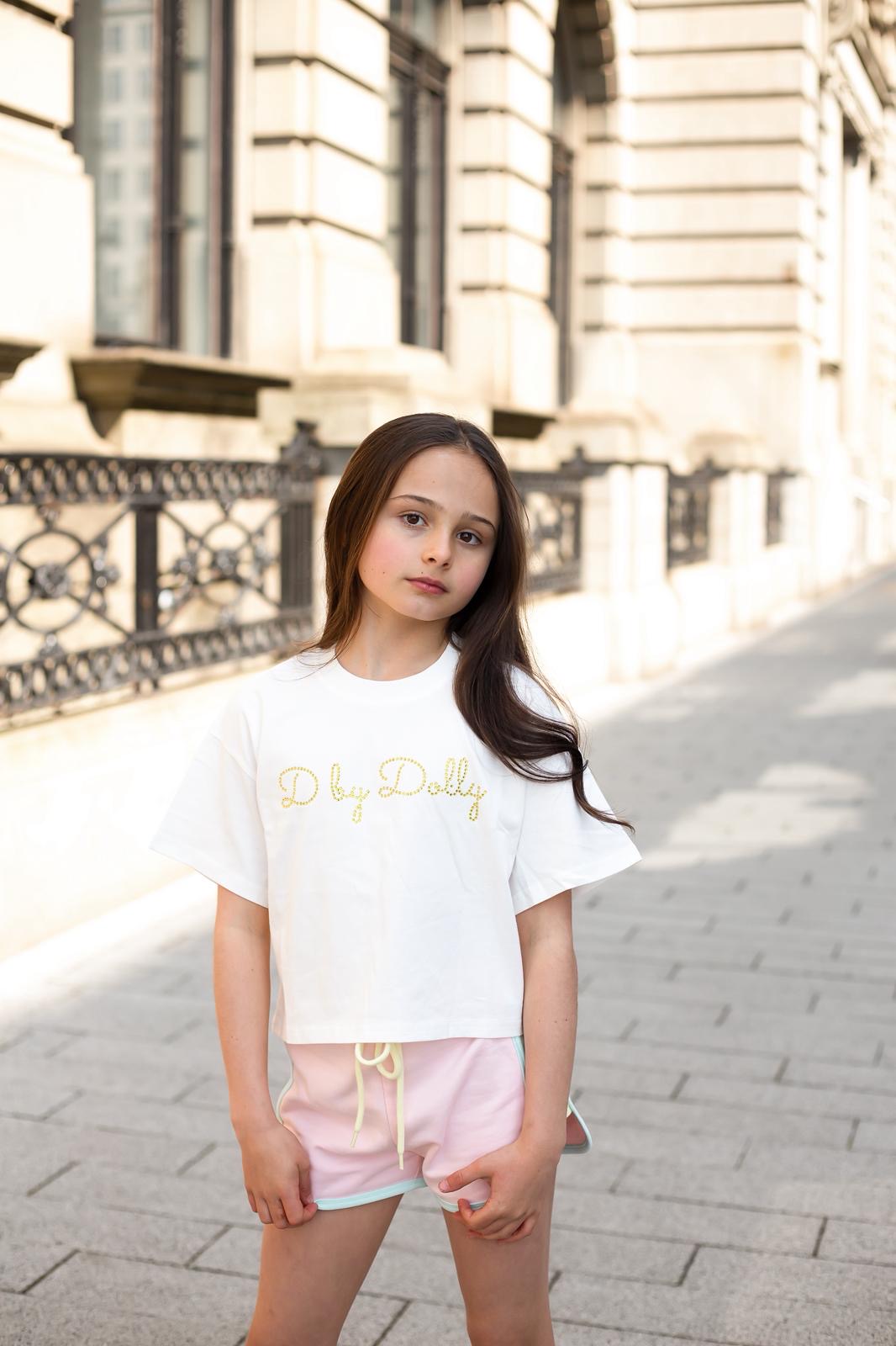 D by Dolly T Shirt Citrine Stone Motif