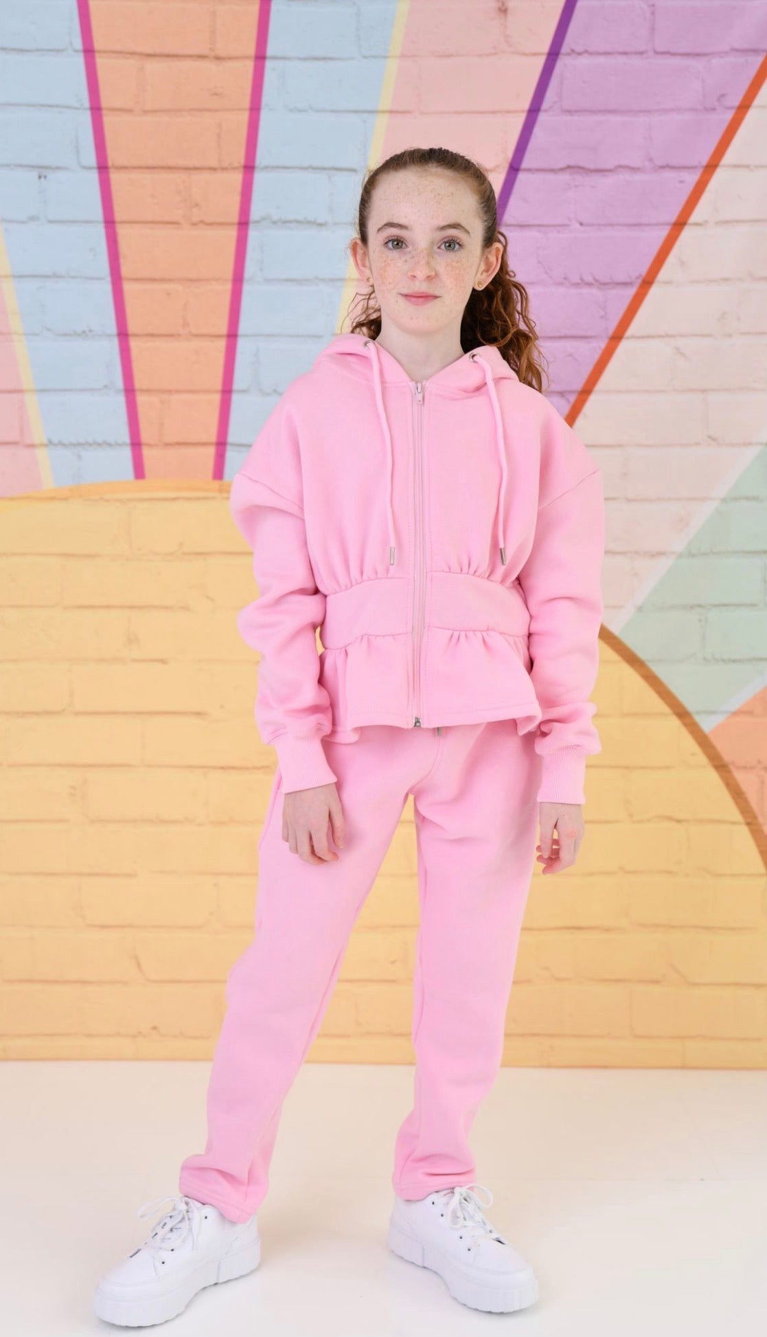 D by Dolly Peplum Hooded Jogger Set – Cosy Loungewear & Tracksuit | Ages 2-12 Years