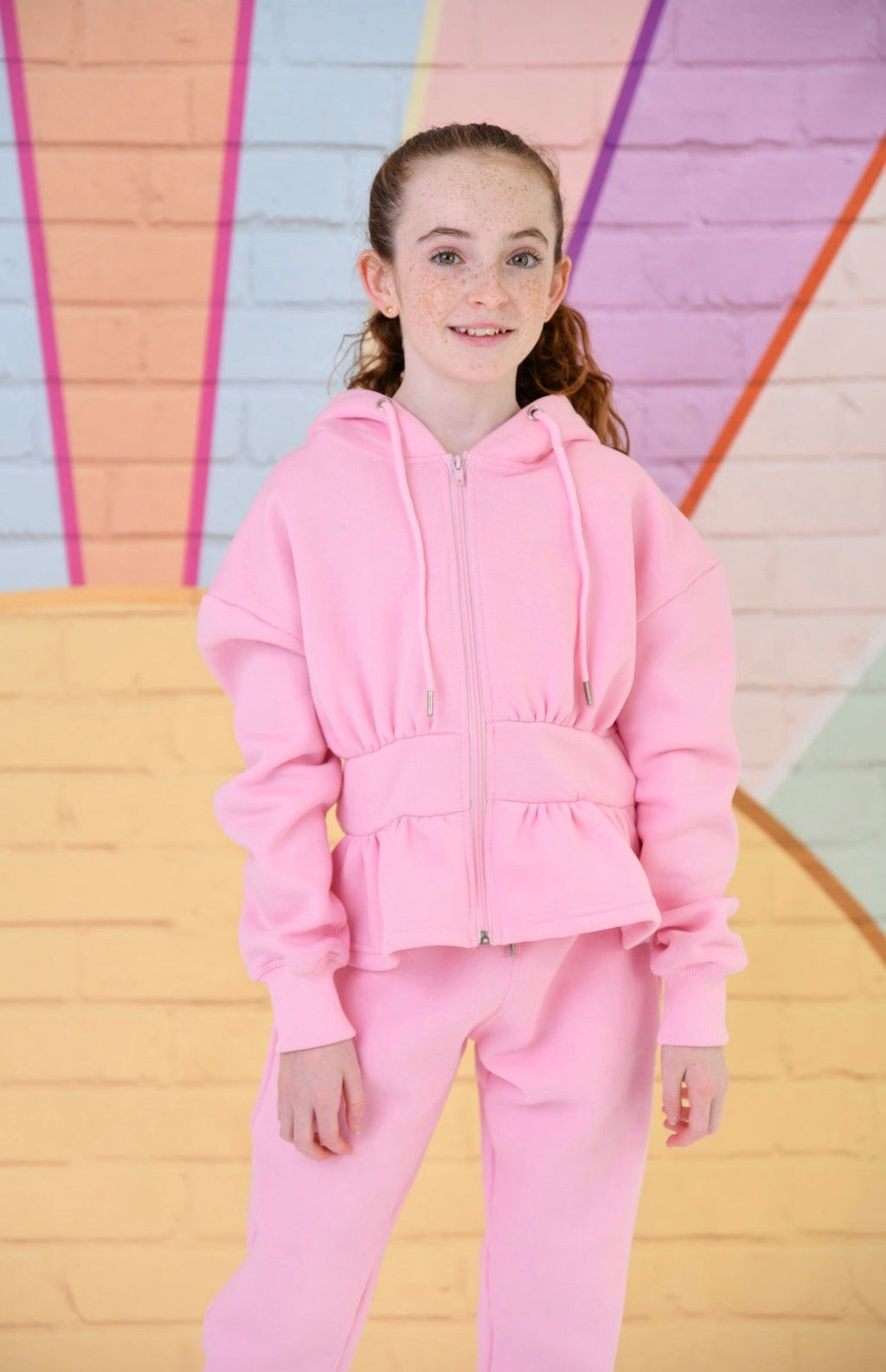 D by Dolly Peplum Hooded Jogger Set – Cosy Loungewear & Tracksuit | Ages 2-12 Years