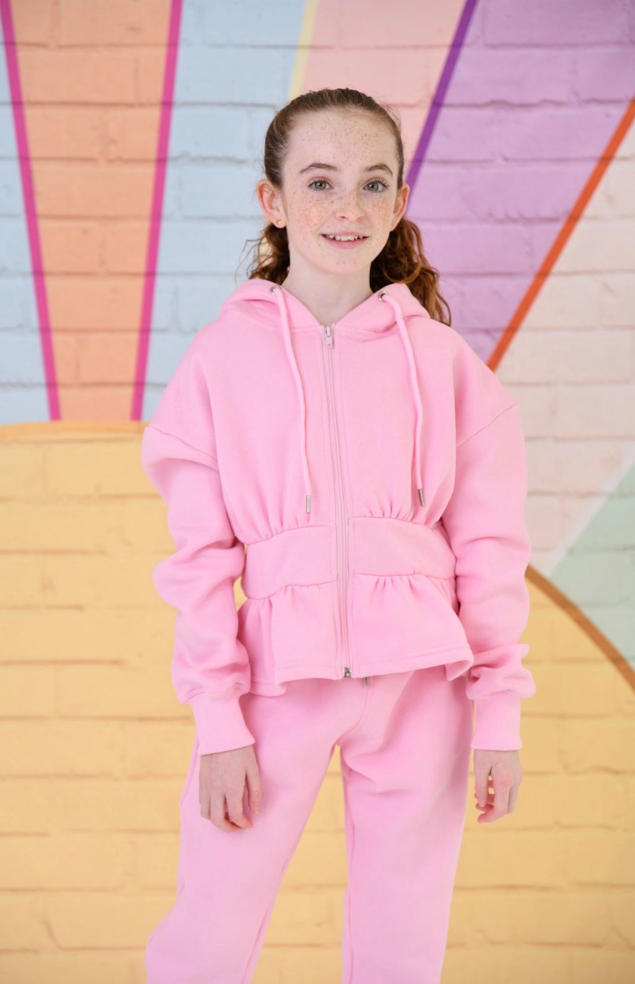 D by Dolly Peplum Hooded Jogger Set – Cosy Loungewear & Tracksuit | Ages 2-12 Years