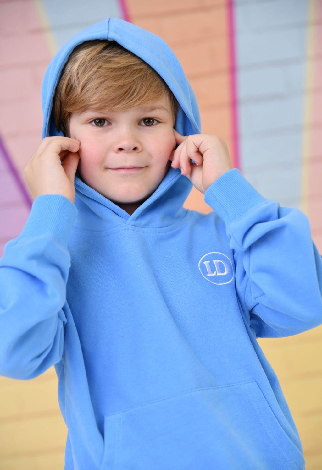 Little Dudes Boys Blue Hooded Jogger Set – Cosy Loungewear & Tracksuit | Ages 2-8 Years