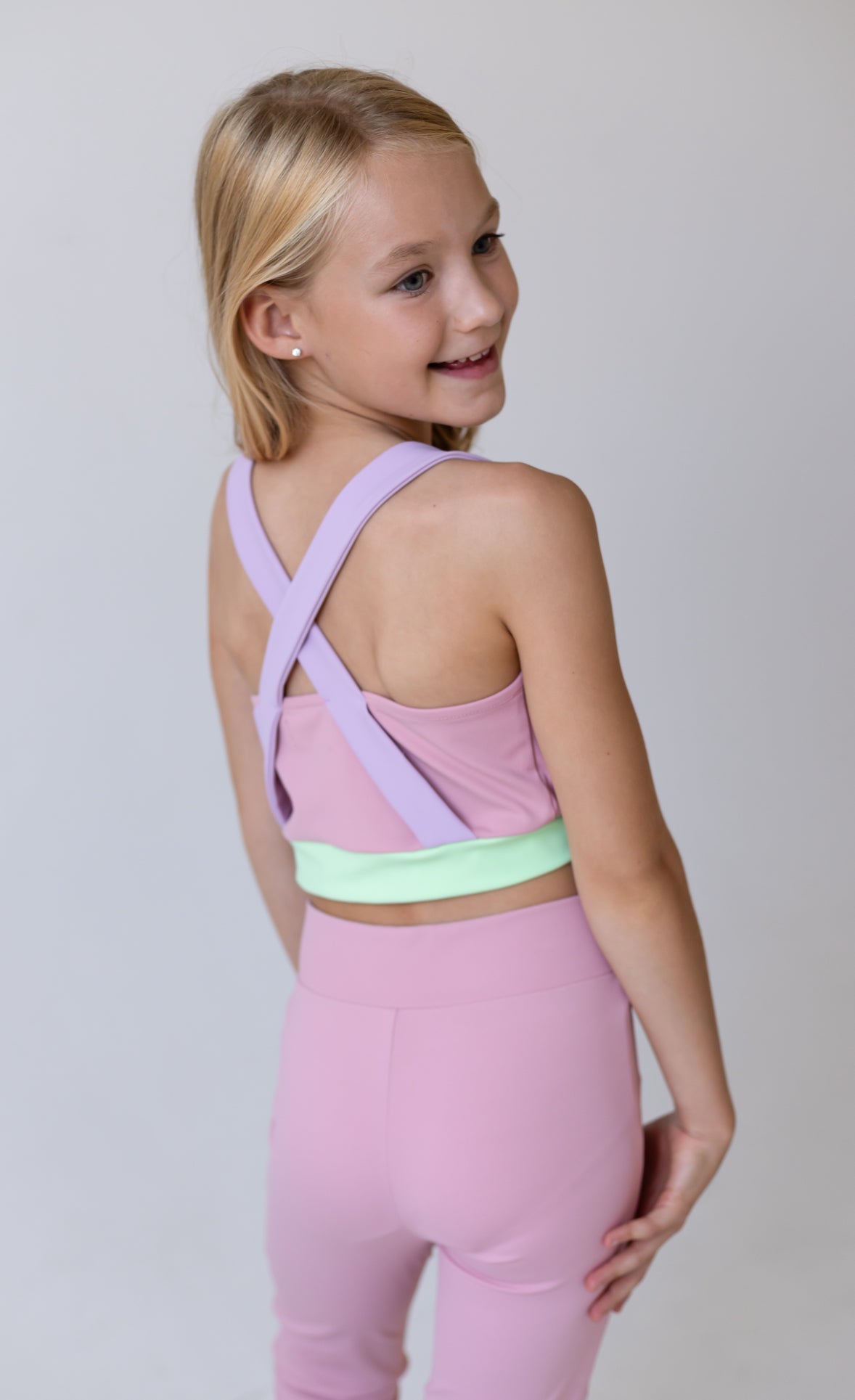D by Dolly Pastel Pink Leggings Set