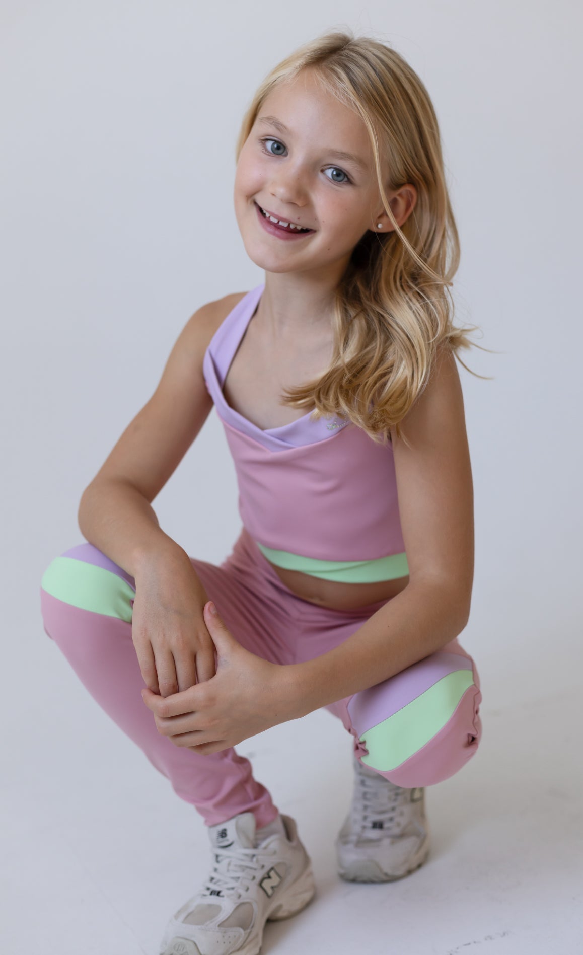 D by Dolly Pastel Pink Leggings Set