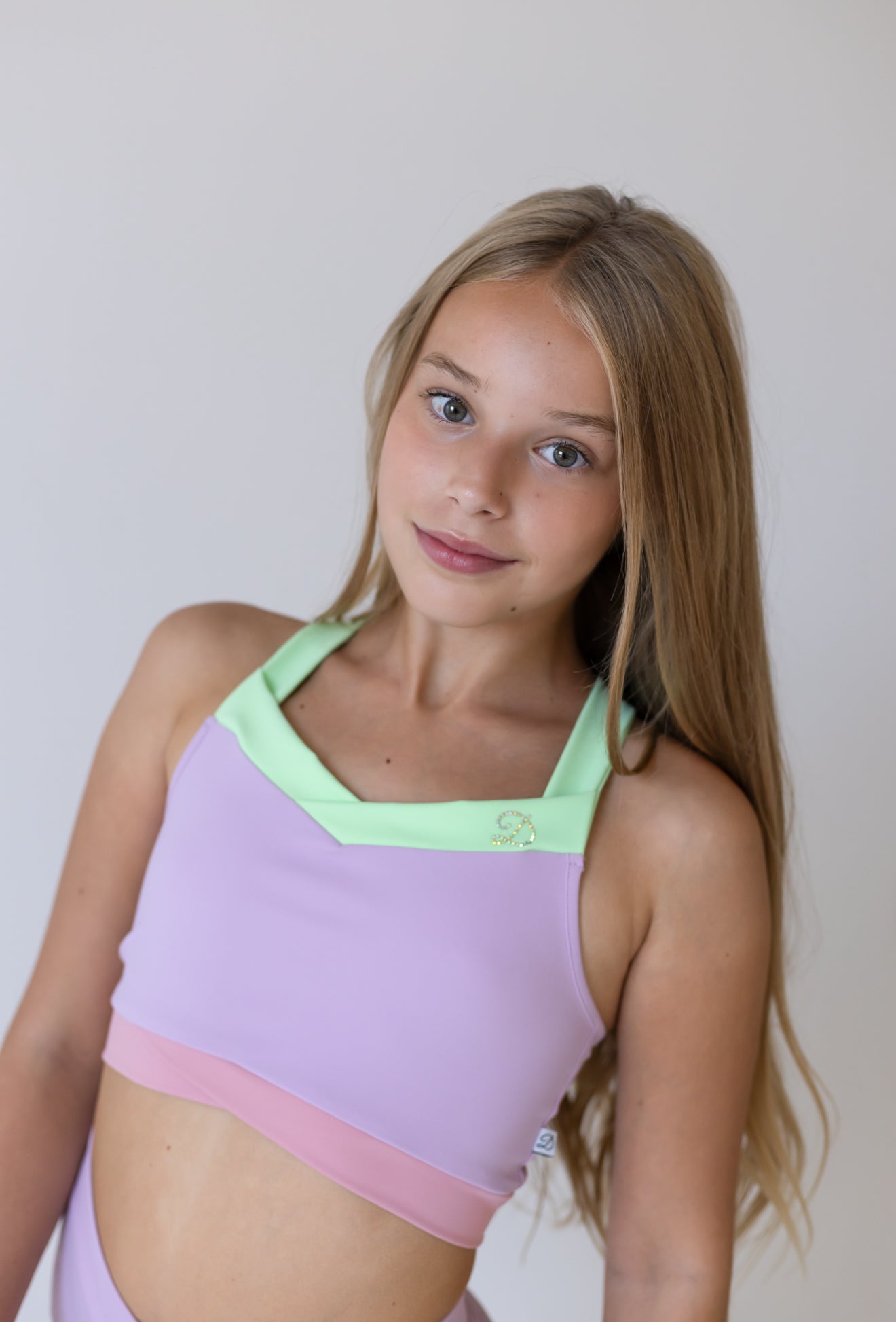 D by Dolly Pastel Lilac Leggings Set