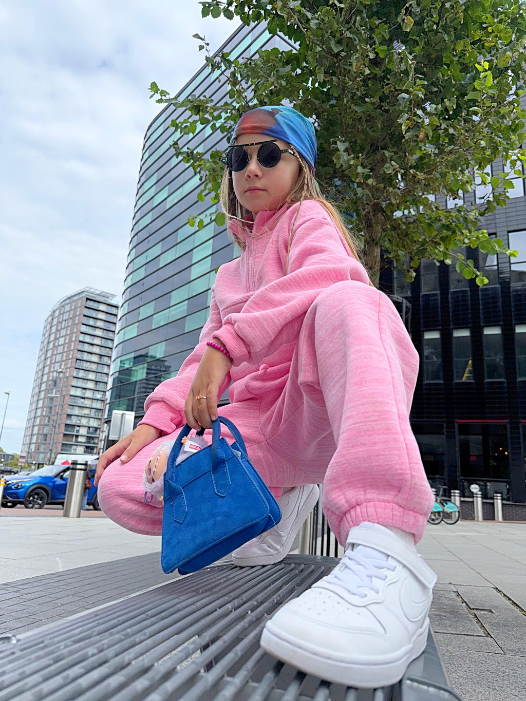 D by Dolly Pink Girls Jogging Suit