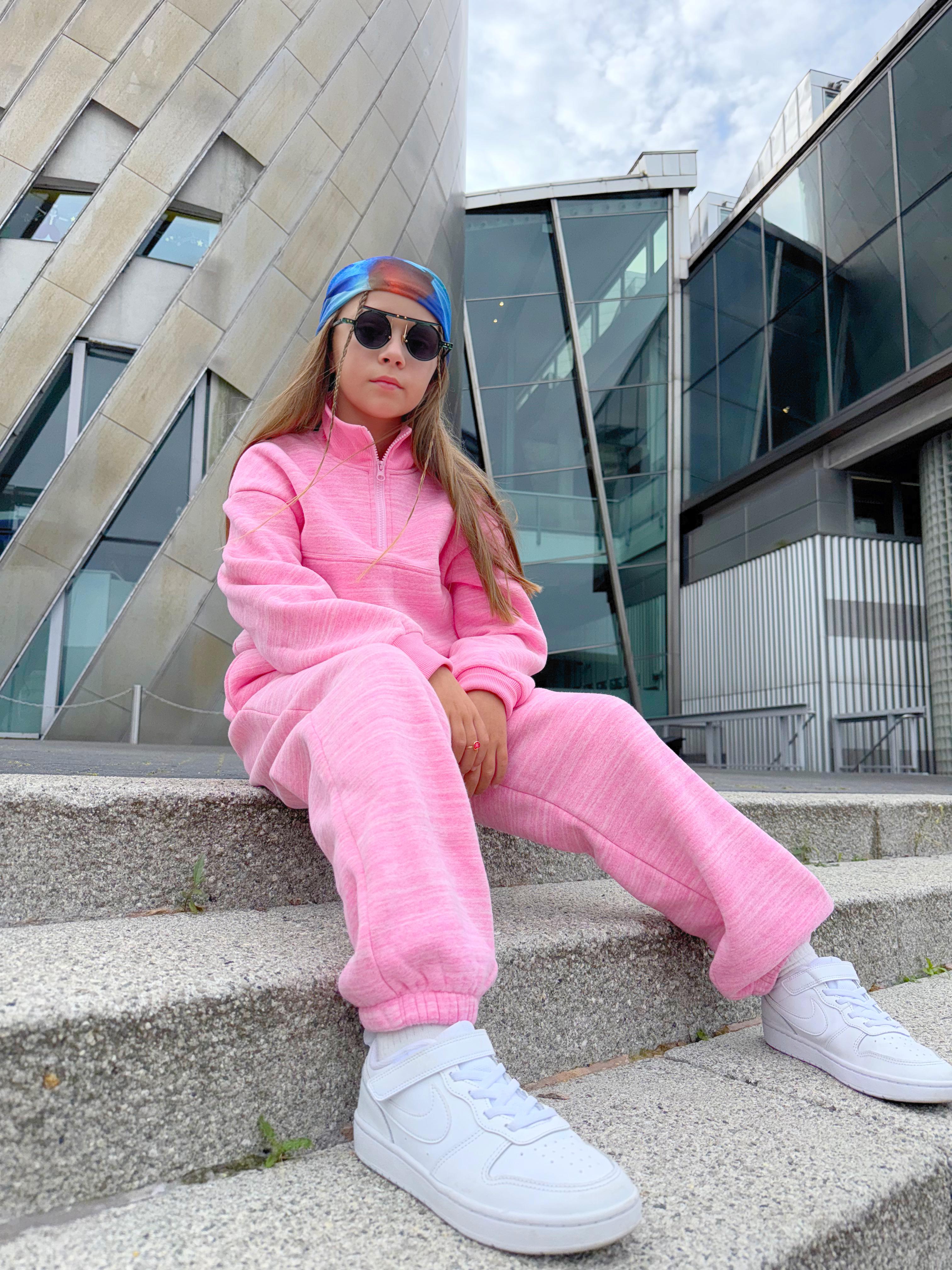 D by Dolly Pink Girls Jogging Suit