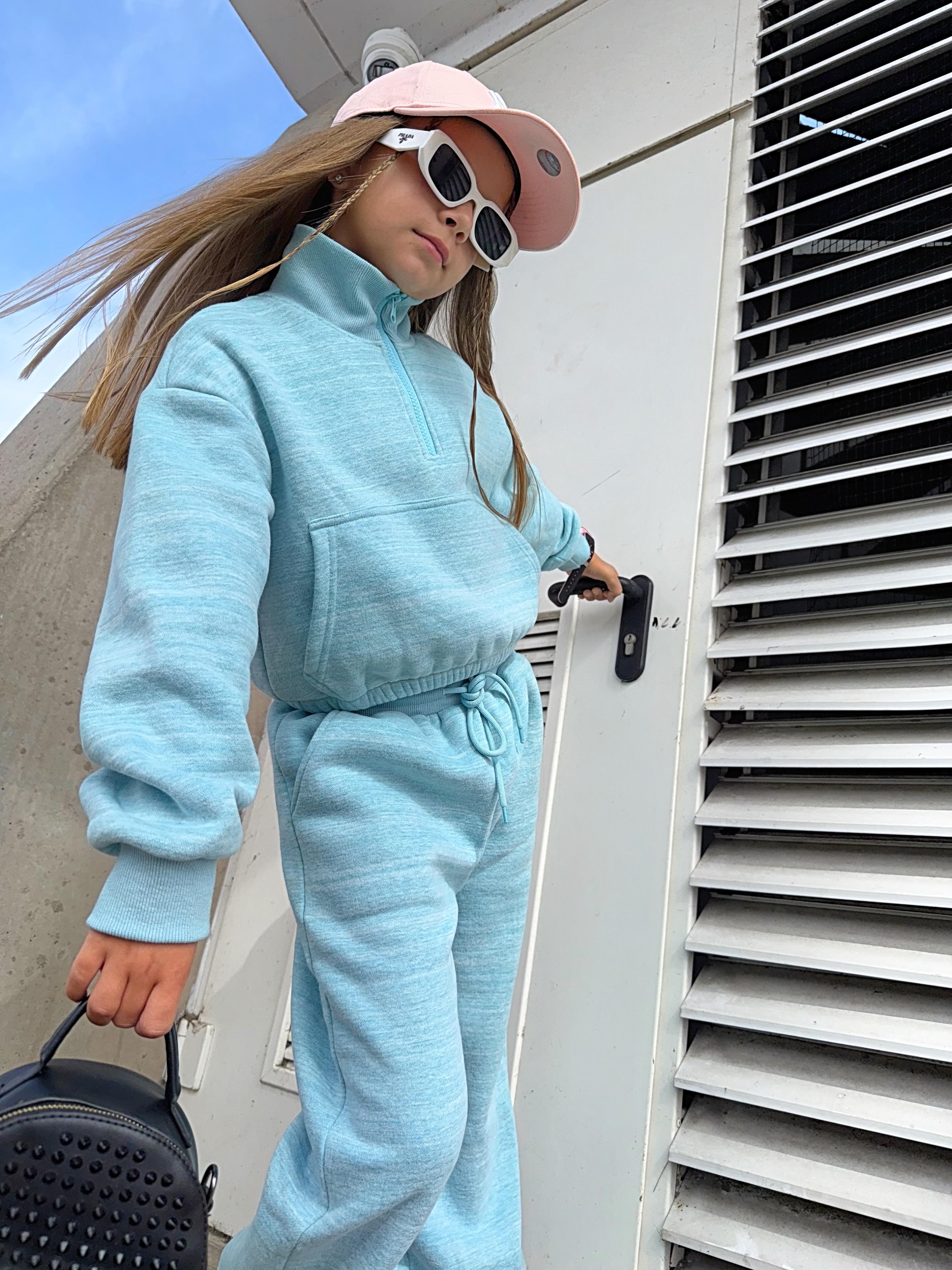 D by Dolly Aqua Girls Jogging Suit