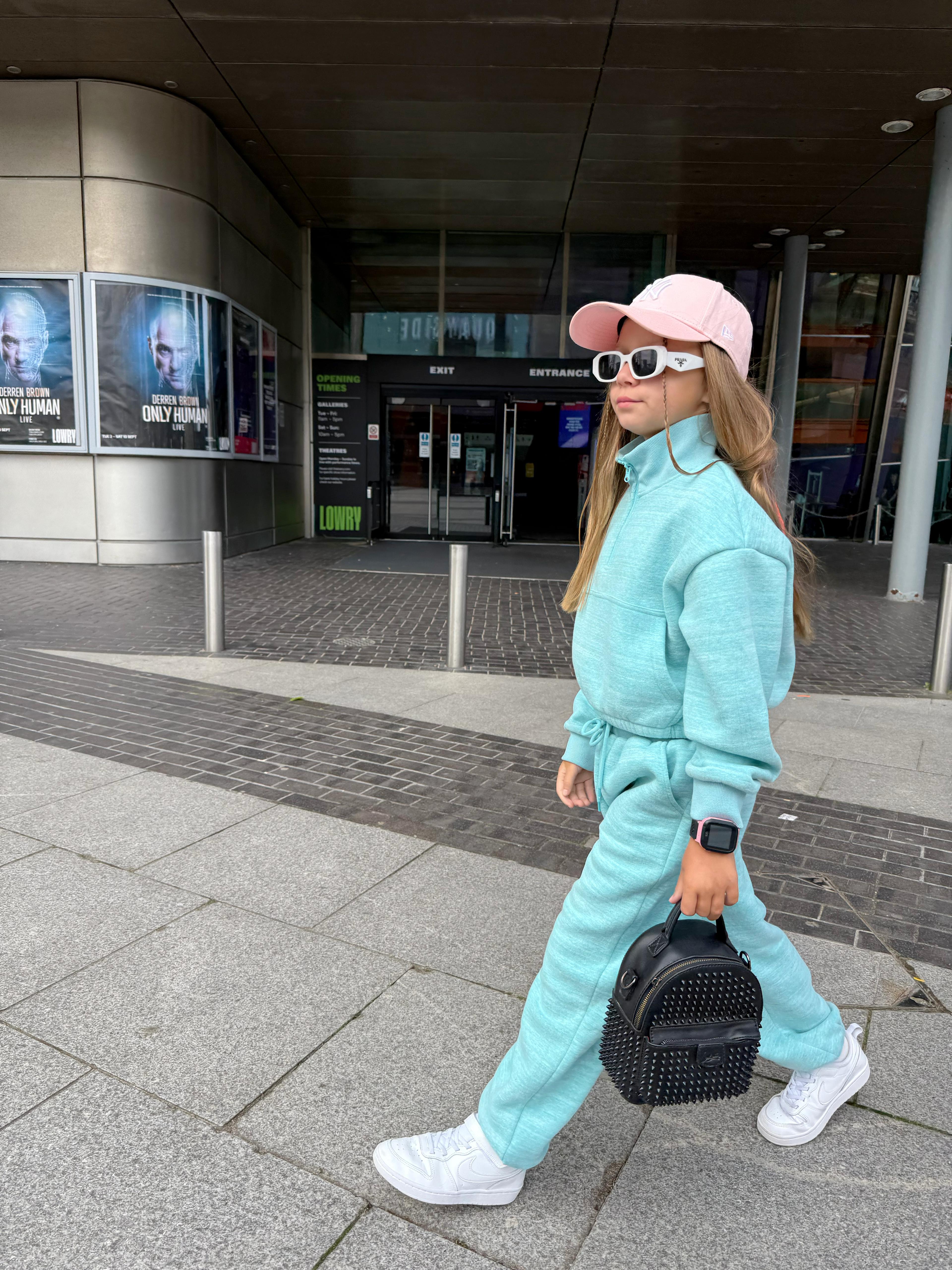 D by Dolly Aqua Girls Jogging Suit