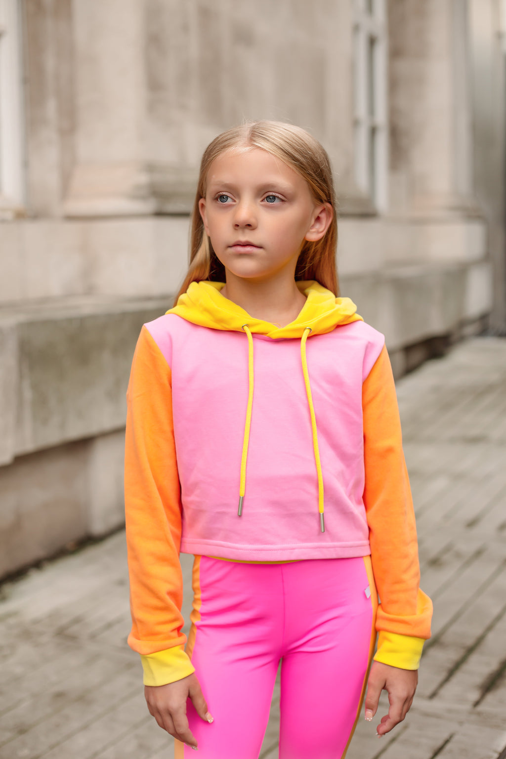 D by Dolly Tutti Fruity Cropped Hoodie