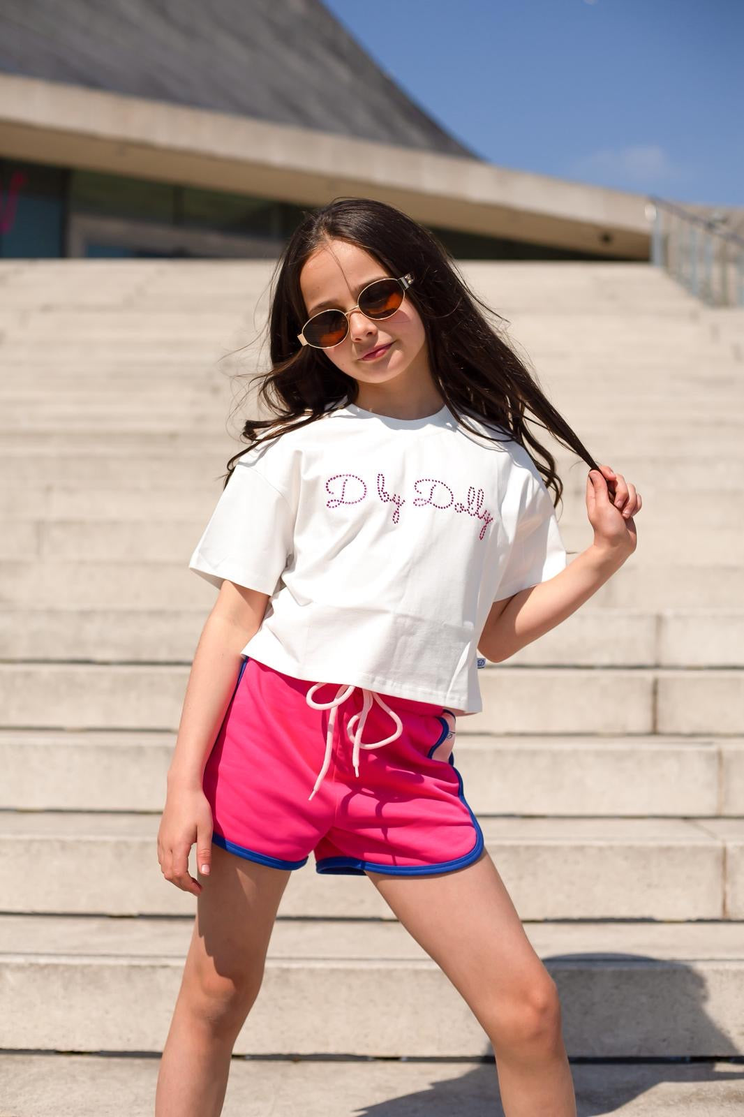 D by Dolly Fushia Sports Shorts