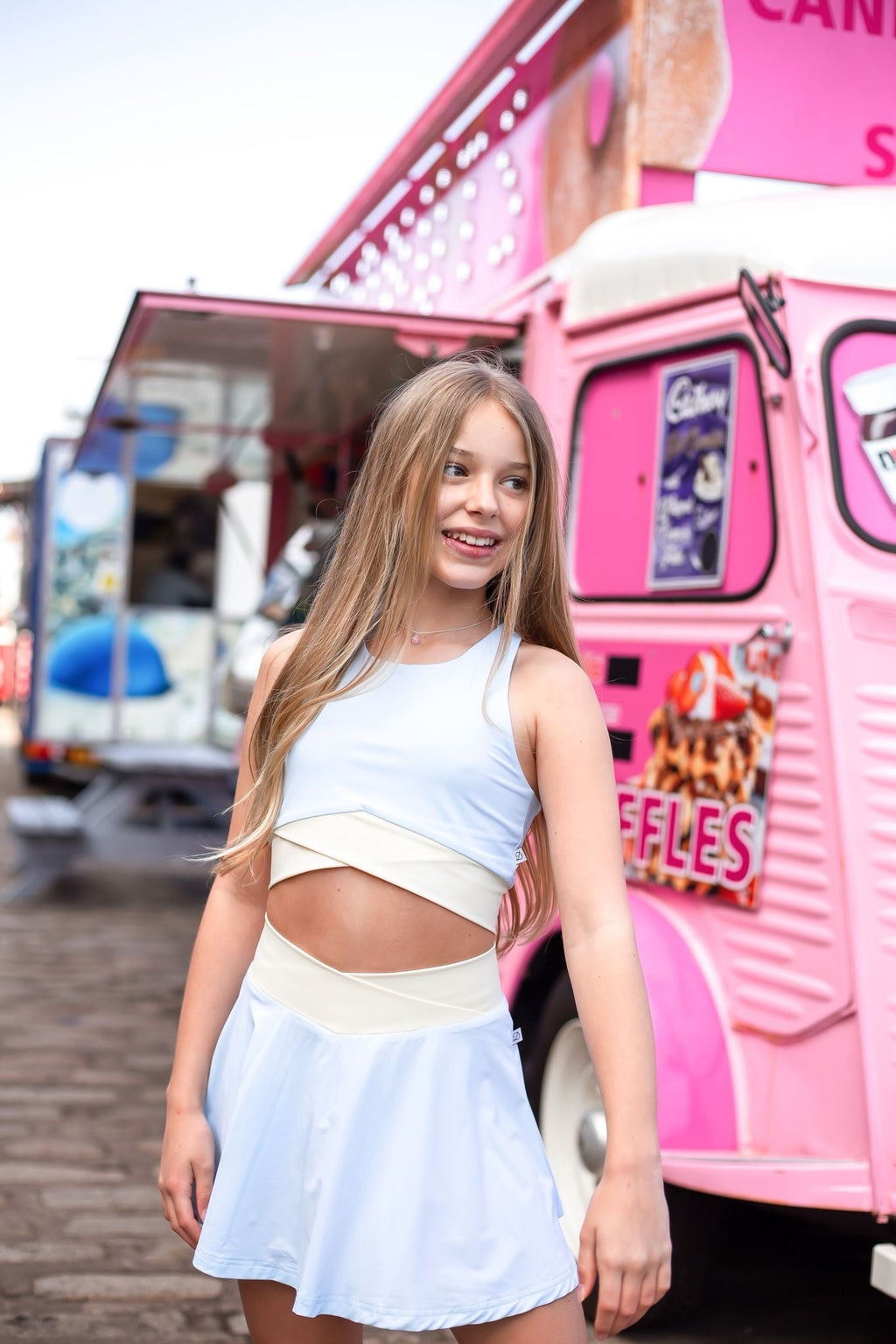 D by Dolly Sky Blue Skort and Top